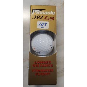 PINNACLE 392 LS GOLF BALLS Longer Distance, Straighter Flight - 3 Pack